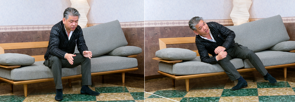 住賓館家具図鑑】日進木工：Sof（ソフ） ソファ SOC-863H ワイド2,200