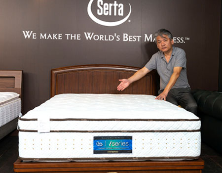 上質なホテルベッドのソフトな寝心地 ～Serta iSeries ハイブリッド