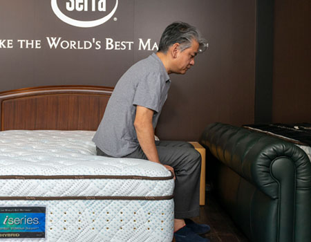上質なホテルベッドのソフトな寝心地 ～Serta iSeries ハイブリッド